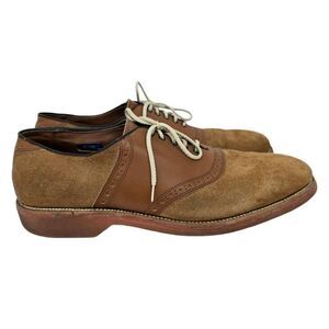 Allen Edmonds Oakmont Oxfords Leather Dress Shoes Brown 10